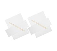 OHPHCALL Kit de réparation pour Chaise Pliante en Toile Naturelle, Lot de 2, Taille Moyenne 52x16/48x38 cm, Style Minimaliste, Usage en Bureau ou Espace de Travail