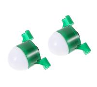 OHPHCALL Lampes de Camping à LED pour Pêche Alarme Sensible, Source Lumineuse LED, Alimentation par Batterie, Matériau Pc, Lot de 2 Pièces pour Usage Nocturne