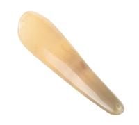 OHPHCALL Lève-chaussures Forme Naturelle Incurvée en Corne de Vache Beige, Surface Lisse Accessoire Pratique pour Chaussures, Longueur 16-22cm