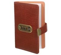OHPHCALL Livret D'épargne pour Usage Quotidien et Voyage avec 100 Enveloppes Challenge, Serrure à Combinaison, en Pu Résistant à L'usure, Pochettes pour Cartes et Billets