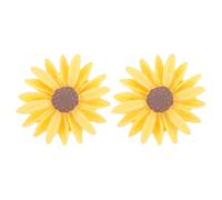 OHPHCALL Localisateurs de Dessins de 2pcs en Plastique Jaune de Fleur Supports Magnétiques Portables pour Fixation de Broderie et Point de