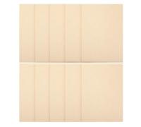 OHPHCALL Lot de 10 Feuilles de Papier Parchemin Ancien Beige Bords Bouclés, Couleur Solide, pour Cartes de Chasse Trésor et Rouleaux de Poésie Vintage