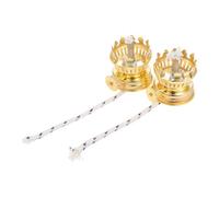 OHPHCALL Lot de 2 Brûleurs à Mazout en Alliage de Zinc avec Mèches pour Lampe à Huile Vintage, Solide et Facile à Démonter, pour Réparer ou Créer Une Lampe à Pétrole Unique