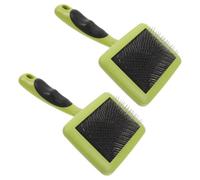 OHPHCALL Lot de 2 Cardes à Laine en Plastique Rigide pour Feutrage à L’aiguille, Brosses à Feutrer Manuelles pour Loisirs Créatifs, Outils de Fabrication de Feutre Adaptés aux Travaux