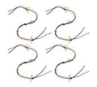 OHPHCALL Lot de 2 Compteurs de Prières en Laiton, Perles à Doigts Portables, Compteur Manuel pour Chapelets Bouddhistes, Accessoire DIY pour Contemplation et Pratiques Spirituelles