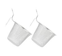 OHPHCALL Lot de 2 Passoires en Acier Inoxydable 304 pour Fondue Chinoise Paniers à Pâtes Mailles Fines Ustensiles Cuisine Réutilisables pour Friture et Cuisson Maison