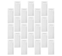 OHPHCALL Lot de 30 Bookmarks en Papier Couché Blanc pour Suivi Liste de Lecture, Accessoires de Bibliothèque Pratiques et Stylés, pour Bureaux et Amateurs de Lecture