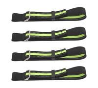 OHPHCALL Lot de 4 Bande de Retenue de Freins de Ski en Tissu Oxford Sangles Réglables pour Chaussures et Ski Durabilité Toutes Saisons Fixation Stable