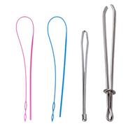 OHPHCALL Lot de 4 Enfile-cordons Flexibles en Alliage et Plastique, Outil Pratique de Remplacement du Cordon de Serrage pour Pantalons de Survêtement et Shorts