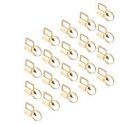 OHPHCALL Lot de 40 Boucles en Fer pour Porte-clés, Fermoirs Simples et Économiques, pour Projets de Bricolage et Accessoires de Couture
