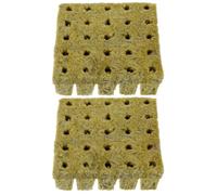 OHPHCALL Lot de 50 Cubes Hydroponiques pour Démarrage de Boutures, Blocs Nutritifs Absorbant Oxygène et Humidité pour Pépinière Domestique ou Industrielle