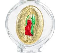 OHPHCALL Lot De 6 Bouteilles d'eau Bénite en Verre - Contenants Décoratifs pour Église Catholique, Communion, Mariage, Baptême, Maison, Bureau, Voyage