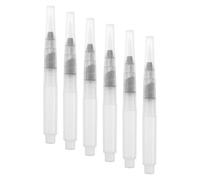 OHPHCALL Lot de 6 Set de Set de Stylos Pinceaux à Eau Rechargeables, Crayons de Couleur Hydrosolubles en Plastique, Dessin Journaling, Adaptés aux Étudiants et Artistes