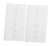 OHPHCALL Manchettes Détachables Coton pour Costumes Faux Brassards Élégants pour Chemises Accessoires pour Poignet