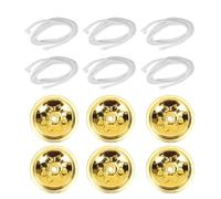 OHPHCALL Mèche pour Lampe à Huile en Fibre Blanche Support Flottant pour Soirées Festives et Bougies DIY, Lot 1 Pièce