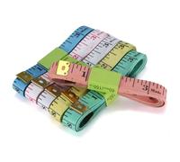 OHPHCALL Mètre à Ruban Souple Double Face pour Couture, 10 Pièces en Plastique, Facile à Lire, pour Tailleurs et Mesures de Formes Irrégulières Couleur Aléatoire