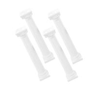 OHPHCALL Mini Pilier Romain Décoratif PS Blanc Lot de 4 Pièces