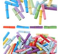 OHPHCALL Mini Rouleaux de Papier Colorés pour Bouteille à Vœux, 100 Pièces, Papier Parchemin Inscriptible Vintage, Décorations en Rouleaux pour Loisirs Créatifs et Messages Personnalisés