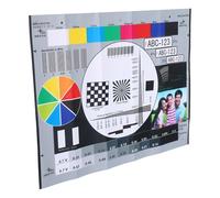 OHPHCALL Mire de Test de résolution de l'appareil Photo 40 x 30 cm, Carte Papier pour Calibration précise, Outil d'étalonnage pour tâches de réglage de Mise Point caméra