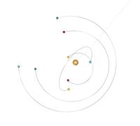 OHPHCALL Mobile Suspendu Atomique en Métal Modèle Astronomie Éducatif Solide et Élégant Style Nordique Moderne pour Décoration de Plafond pour Chambres et Salle de Classe