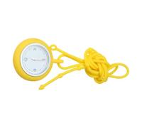 OHPHCALL Montre Collier en Alliage Verre et Silicone Ronde Design Simple Lecture Facile, à Porter Autour Cou