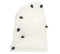 OHPHCALL Moule à Boule Sphérique en PP pour Décoration Extérieure, Moule à Ciment pour Capuchons de Poteaux de Clôture, Design Polyvalent et Utilisation Facile pour Couleur Aléatoire