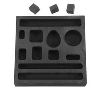 OHPHCALL Moule à Lingots de Graphite Noir 11 Cavités, Outil Polyvalent pour Fusion et Moulage Précis D'argenté en Bijouterie et Ateliers