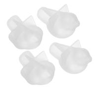 OHPHCALL Moule Silicone Oiseaux 4pcs pour Résine Époxy DIY, Moule Soi-même pour Ornements Décoratifs, Design Réaliste et Créatif, Matériau Silicone Blanc
