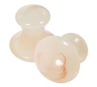 OHPHCALL Outil de Massage Facial 2pcs Forme Champignon en Résine Design Ergonomique Masseur Visage Sculptant pour Maison et Présent