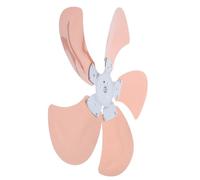 OHPHCALL Pale Support de Montage au Plafond 20 Pouces de Ventilateur Industriel avec 5 Lames en Alliage D'aluminium Finition Cuivre Vintage Efficacité de Flux D'air Améliorée Vacances