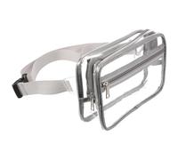 OHPHCALL Paquet Multiples et Ceinture Transparent Pvc Réglable Unisexe Banane en Compartiments Accès Facile et Ajustement Confortable pour Course à Pied et Randonnée