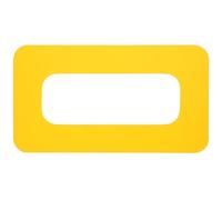 OHPHCALL Patch de Connexion pour Fente D'aileron de Paddle 9 Pouces, Accessoire Planche de Glisse en Plastique Solide, Couleur Jaune, Compatible Stand Up Paddleboard pour Réparation