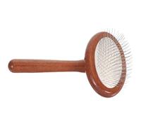 OHPHCALL Peigne en Bois pour Chiens à Dents Longues Poignée Ergonomique, Brosse Robuste Toilettage Démêlage des Poils Longs