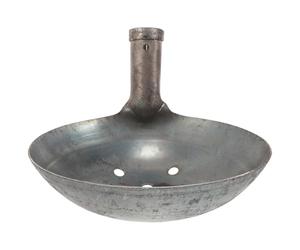 OHPHCALL Pelle à Tamis en Fer Conception Verticale à Grosse Capacité Cuillère Filtrante et Perforée pour Nettoyage Professionnel pour Curage des Boues D'égouts et Entretien