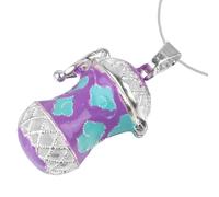 OHPHCALL Pendentif Design Creux et Fermeture Circulaire en Cuivre Diffuseur D'huiles Essentielles Contenant Solide pour Collier pour Usage Personnel ou Spécial
