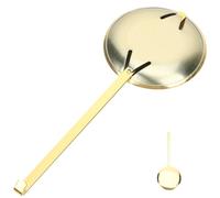 OHPHCALL Pendule en Métal Doré Haute Brillance Pièce de Remplacement pour Horloge Murale à Quartz Accessoire Pendule Précis et Solide pour Réparation D’horloge Murale