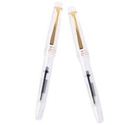 OHPHCALL Pinceaux de Calligraphie Chinoise Traditionnels Transparents Lot de 2 Légers en Plastique et Fibre Synthétique, Outil Polyvalent pour Création Artistique et Calligraphie