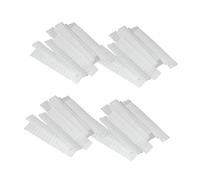 OHPHCALL Pinceaux de Maquillage en Pe Protections Blanches Lot de 100 Housses en Filet Faciles à Reconnaître pour Garder Pinceaux Propres en Voyage