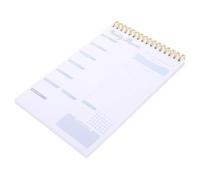 OHPHCALL Planificateur agenda quotidien, blocs-notes pour listes de tâches, papier blanc, design simple, pour planification journalière et liste de courses
