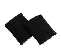 OHPHCALL Poignets en Tricot Tubulaire Côtelé Extensible Noir, 1 Paire, Taille Unique, Manches et Pantalons Rallonge Réparation, Maille Résistante Anti-effilochage, pour Vêtements de Sport