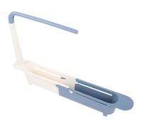 OHPHCALL Porte-éponge Télescopique en PP Bleu Design Simple, Pratique pour Évier, Équipé de Balles de Nettoyage et Moufles, pour Housewarming