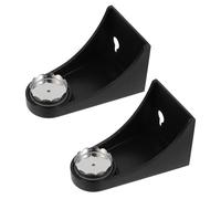 OHPHCALL Porte-Savon magnétique Mural 2pcs Noir, ABS antirouille, Support pour Salle de Bain et Cuisine, Accessoires Bain avec Installation Simple et Design soigné