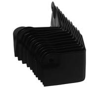 OHPHCALL Protections d'angle Métalliques Noires 40 Mm pour Meubles et Bagages, Lot de 12 Coins de Protection de Boîte Résistants aux Chocs, Protège-Bords pour Armoires et Haut-parleurs,