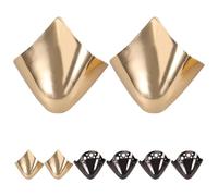 OHPHCALL Protège-chaussures Pointus en Métal pour Talons Hauts, 4 Paires, Résistance à L’usure et Protection des Orteils, pour Chaussures Élégantes