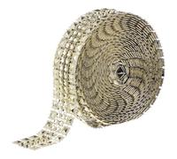 OHPHCALL Ruban Décoratif en Plastique Or Strass Pointus, Pliable et Personnalisable, pour Décoration de Mariage ou Bureau, 1 Rouleau
