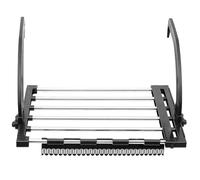 OHPHCALL Séchoir à Linge Rétractable en Acier Inoxydable pour Laundry, Cintre Robuste et Antirouille pour Buanderie et Couloir, Capacité 10Kg, Design Compact et Pratique