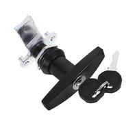 OHPHCALL Serrure et Cylindrique en Alliage de Zinc avec Poignée en T pour Armoire Usage Polyvalent, Facile à Utiliser, avec Clés, pour Boîte aux Lettres et Coffret Électrique