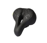 OHPHCALL Siège de Vélo Noir Amortisseur Léger en PU et Caoutchouc, Coussin de Selle Simple à Monter pour Exercices et Cyclisme Confortable et Résistant aux Chocs