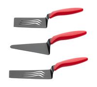 OHPHCALL Spatules à Gâteau en Acier Inoxydable 3 Pièces, Ustensiles à Pâtisserie Robustes Poignée Ferme, Accessoires pour Pizza Cuisine Professionnelle