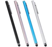 OHPHCALL Stylo Capacitif pour Écrans Tactiles 4pcs en Métal et Plastique Haute Sensibilité, Compatible Smartphones et Tablettes pour Écriture Précise